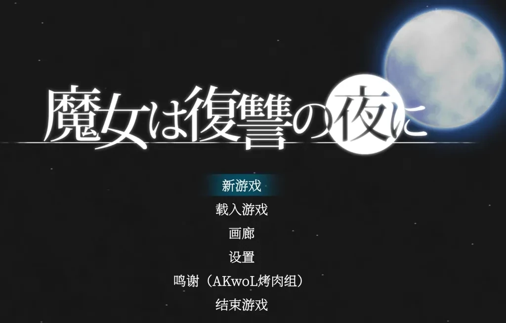魔女复仇之夜官网主视觉 黑暗奇幻动作冒险封面